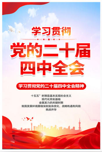 公司党支部学习贯彻党的二十届四中全会精神